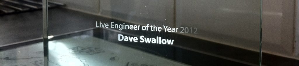 Live Audio Engineer of the Year Again